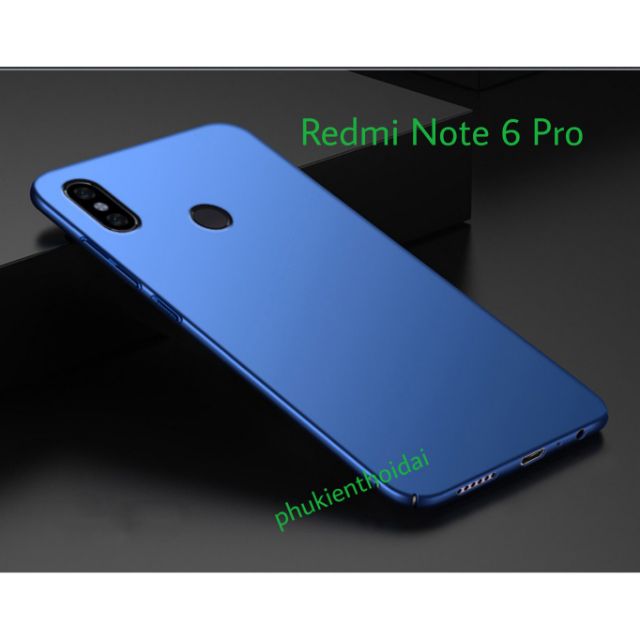 Ốp lưng Nhựa Mỏng Redmi Note 6 Pro dẻo chất đẹp xêm xêm Msvii ( Bảo vệ camera)