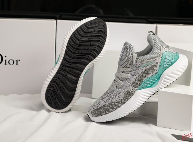 [Fullbox] Giày thể thao alphabounce xám phối xanh nữ