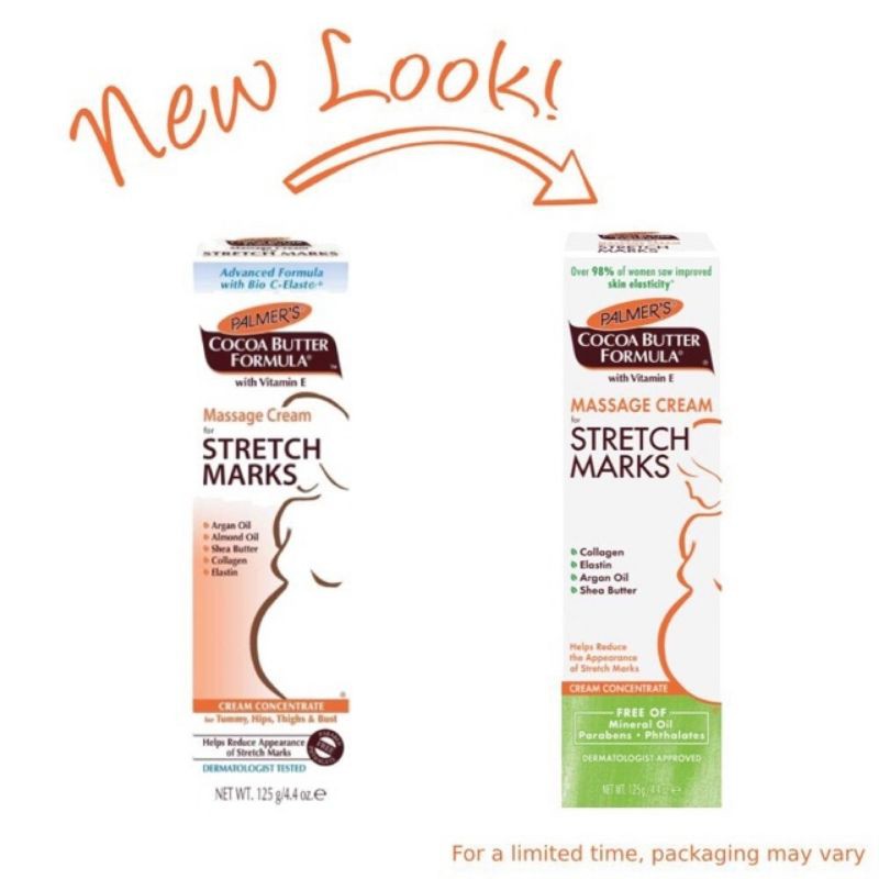 [Nhập Mỹ] Kem ngăn ngừa và giảm rạn da Palmer's Cocoa Butter Formula Stretch Marks 125g chính hãng | BigBuy360 - bigbuy360.vn