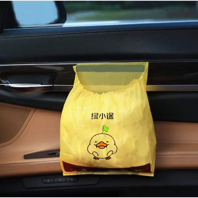 Túi đựng rác thiết kế hoạt hình treo xe ô tô dùng một lần thân thiện với môi trường