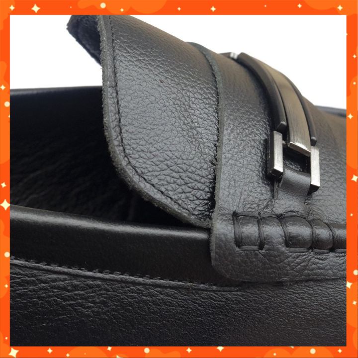 Giày Lười Nam Da Bò Công Sở Cao Cấp Mẫu Mới Đai Khóa GL68