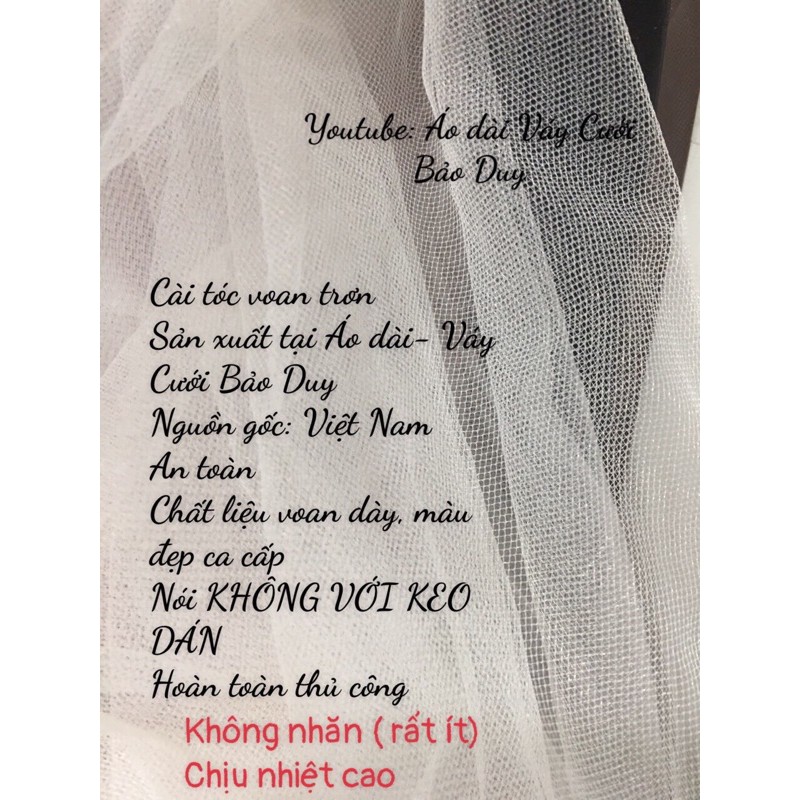 Lúp nơ cài tóc cô dâu