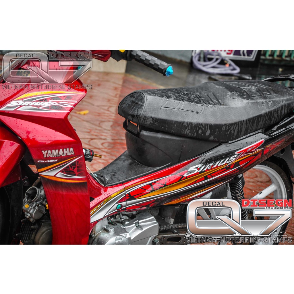 Tem Rời Sirius 110 Đỏ Đen