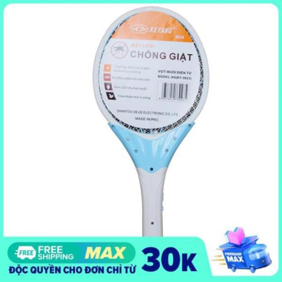 VỢT BẮT MUỖI CAO CẤP, SẠC ĐIỆN, CÓ ĐÈN - CHÍNH HÃNG, AN TOÀN CHO TRẺ NHỎ.