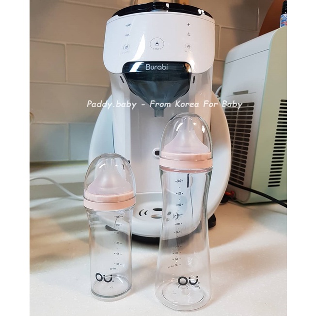 [Xả Kho] Bình Sữa OU WISH Nội Địa Hàn Quốc 140ml/260ml TẶNG KÈM Nắp Đậy Bình Sữa Silicon &lt;Có sẵn&gt;