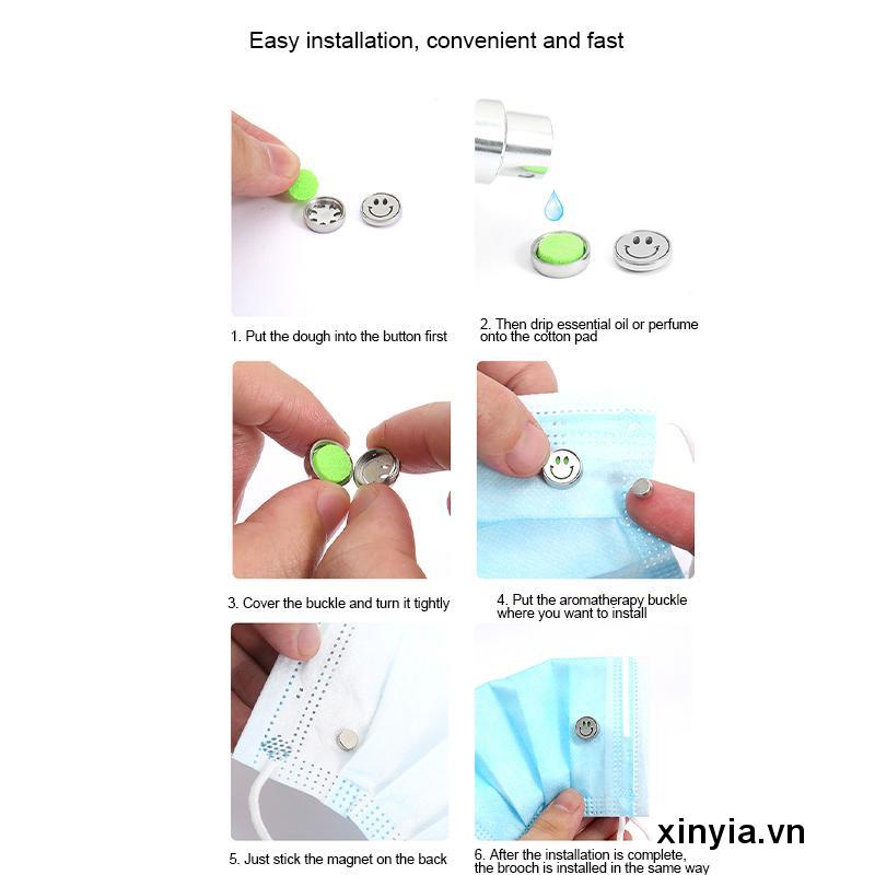 Kẹp Khuếch Tán Tinh Dầu 12mm Thiết Kế Từ Tính Tiện Dụng