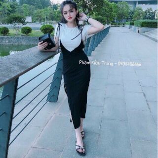 Set yếm hai dây ảnh thật kế