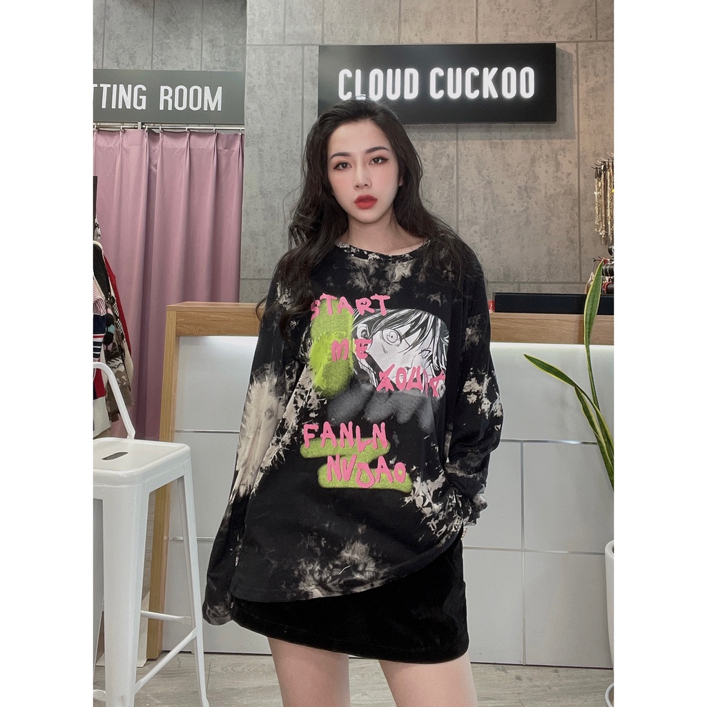 Áo Thun Unisex Họa Tiết Hình Anime Loang - Mã Số: FLN7068