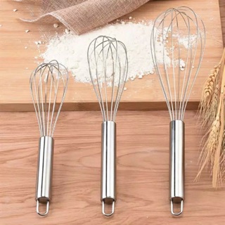 Dụng cụ đánh trứng inox (3 cỡ)