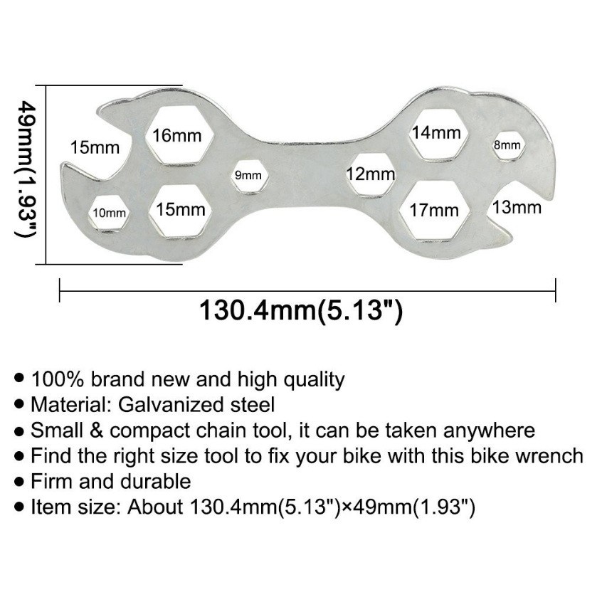 Cờ lê lục giác đa năng 10 in 1 cho xe đạp