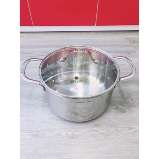 Nồi elmich inox 304 cao cấp 3 lớp đáy liền trimax 24cm el - 2353734