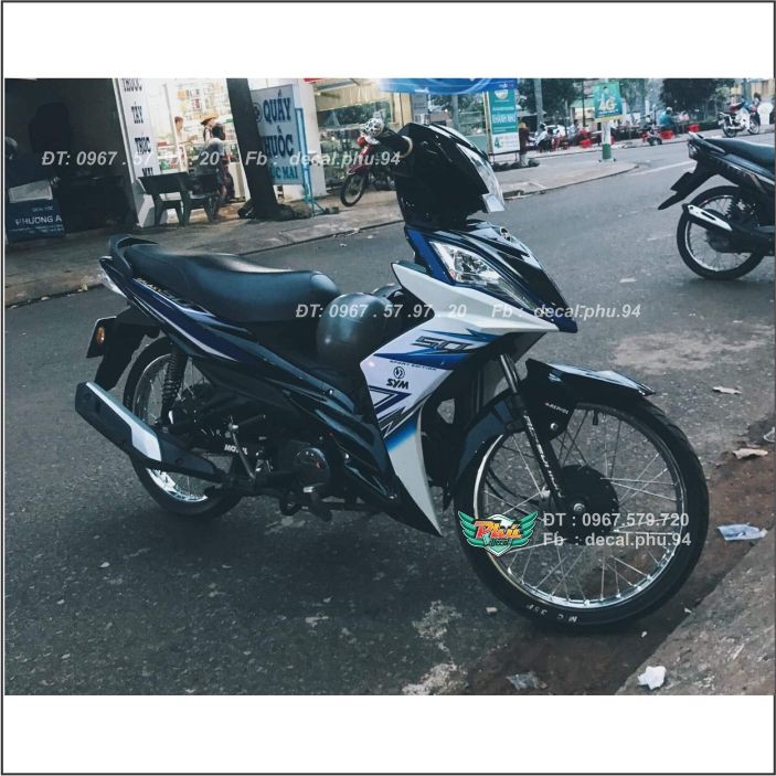 Tem Rời Galaxy Trắng xanh đen (V)
