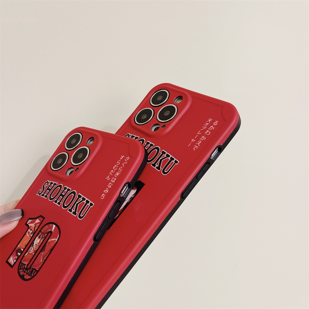 Ốp điện thoại mềm họa tiết hoạt hình Slam Dunk cho iPhone7/8/se2 7plus/8plus iPhonex/xs iPhonexsmax 11 iPhone11pro iPhone11promax 12 iPhone12promax 13promax