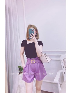 Áo phông nơ cộc tay cá tính
