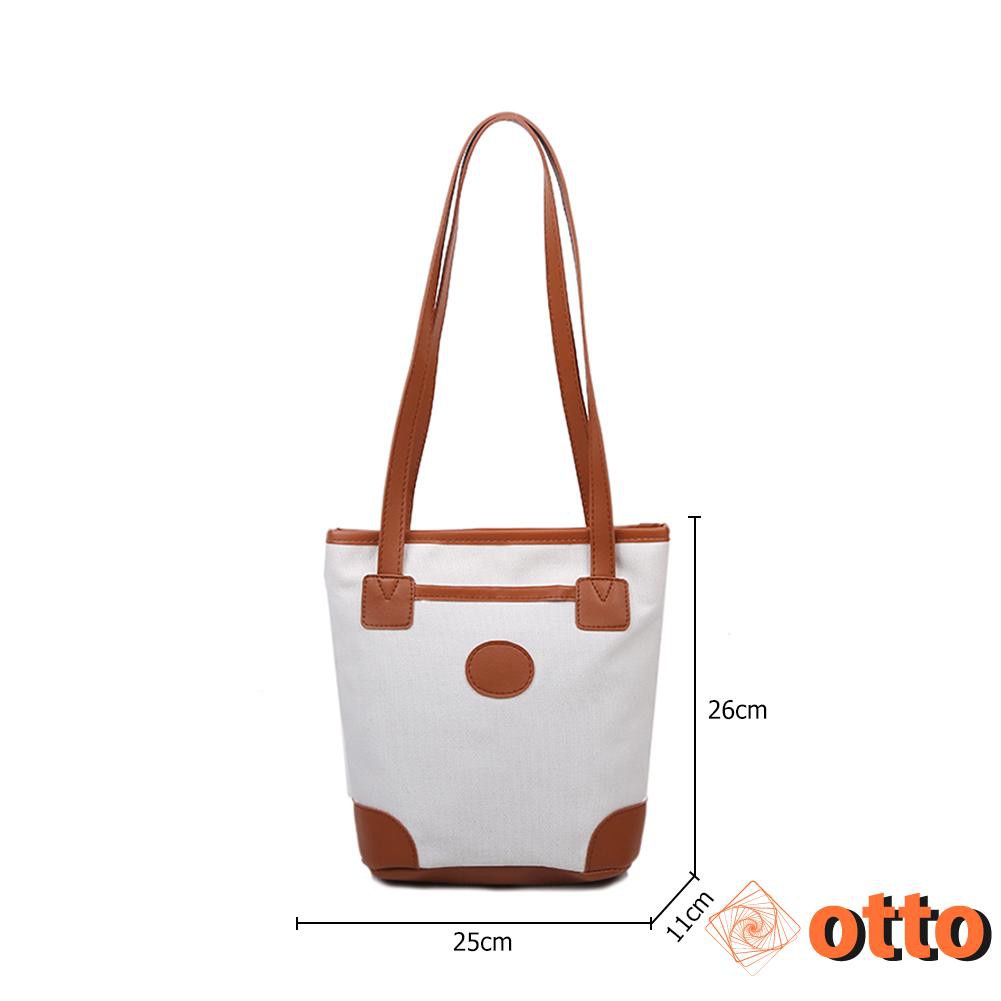 Fashion Large Capacity Handbag Women Top-handle Bag Hit Color Shoulder Totes Shopping Street Satchel