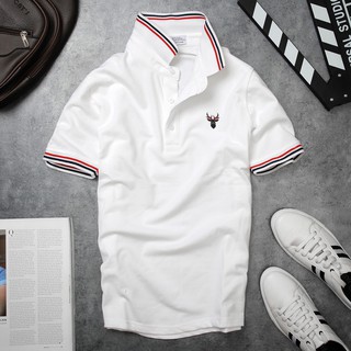 Áo thun nam polo bo cổ dệt logo in nổi Pigofashion thời trang AHT16 chọn màu