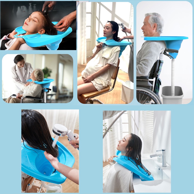 Chậu Gội Đầu Tại Nhà Thông Minh, Chậu Gội Đầu Cho Bà Bầu, Người Già, Trẻ Nhỏ Tiện Lợi