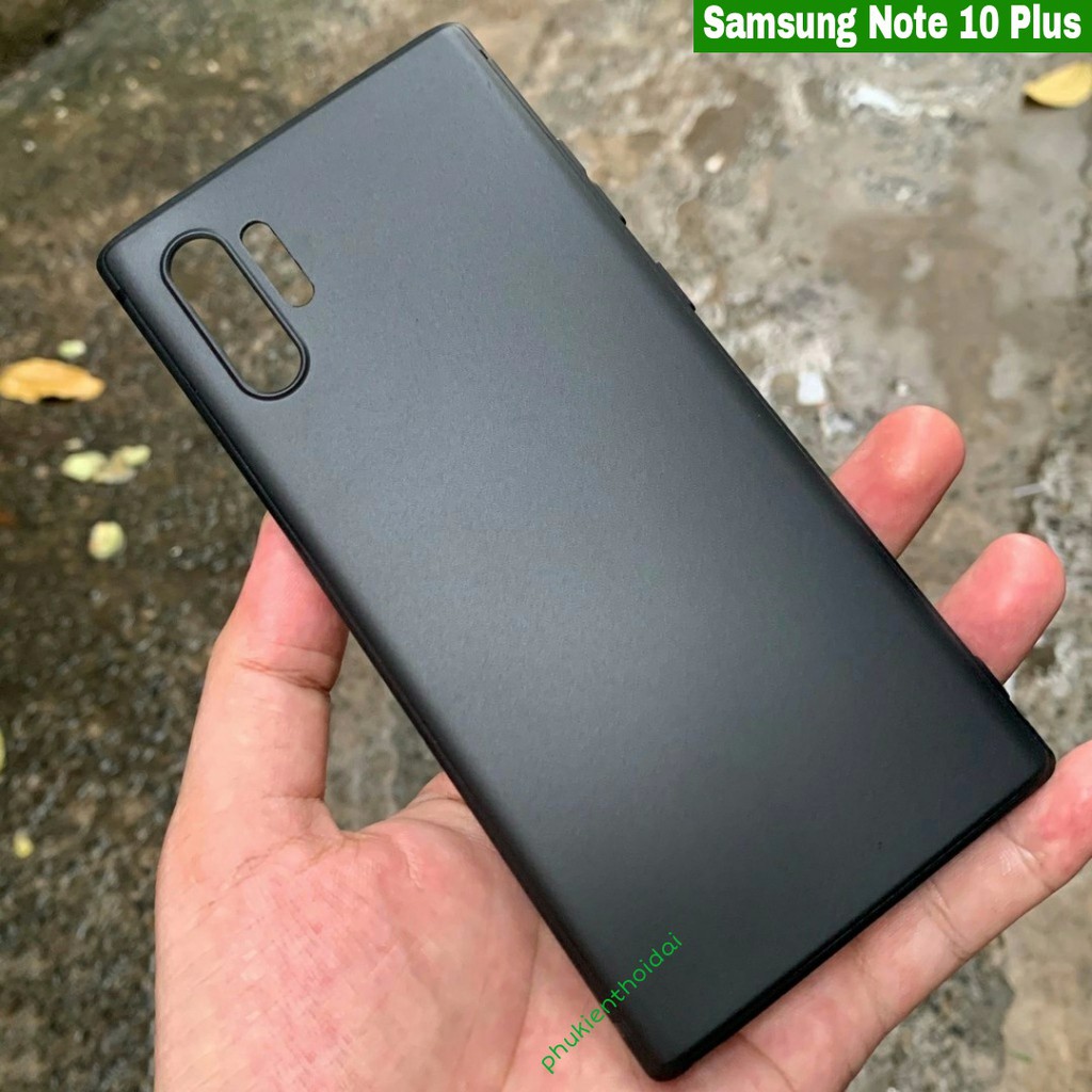 Ốp lưng Samsung Note 10 Plus dẻo TPU siêu mỏng cao cấp ôm khít máy