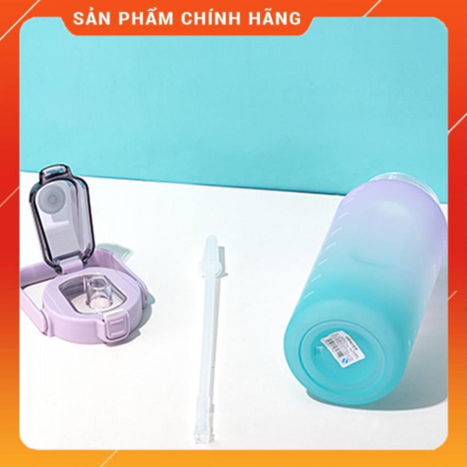 Bình Nước Thể Thao, Đi Học, Tập Gym Nhựa An Toàn Chia Vạch Dung Tích 2L