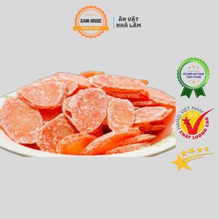 Mứt cà rốt đà lạt đẻo dẻo thơm ngon loại 1 hũ 400g - đồ ăn vặt nhà làm