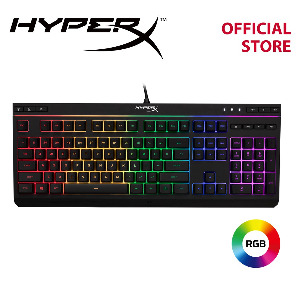  Bàn phím gaming Kingston HyperX Alloy Core RGB - Membrane Gaming Keyboard_HX-KB5ME2-US