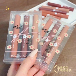 Set 3 son kem lì HOA ANH ĐÀO CHIC CHIC