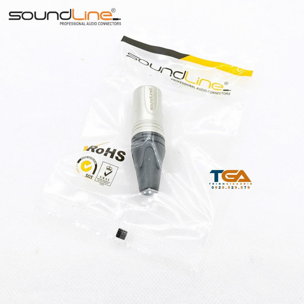 Jack rắc canon, xlr hàn dây, cắm microphone, chân niken.