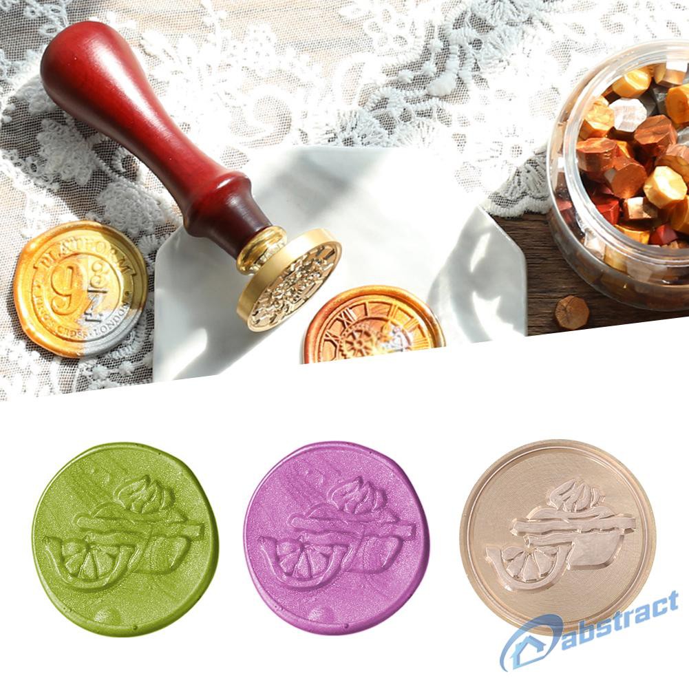 READY STOCK Retro Apple Pear Seal Wax Stamp Head for DIY Scrapbooking Photo Album Craft