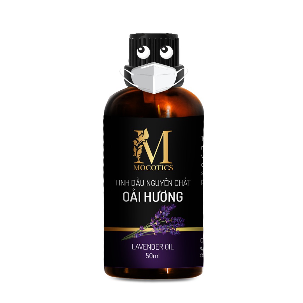 Tinh dầu oải hương Mocotics xuất xứ thiên nhiên không pha tạp chất, có giấy kiểm định - chai dung tích 10/30/50ml