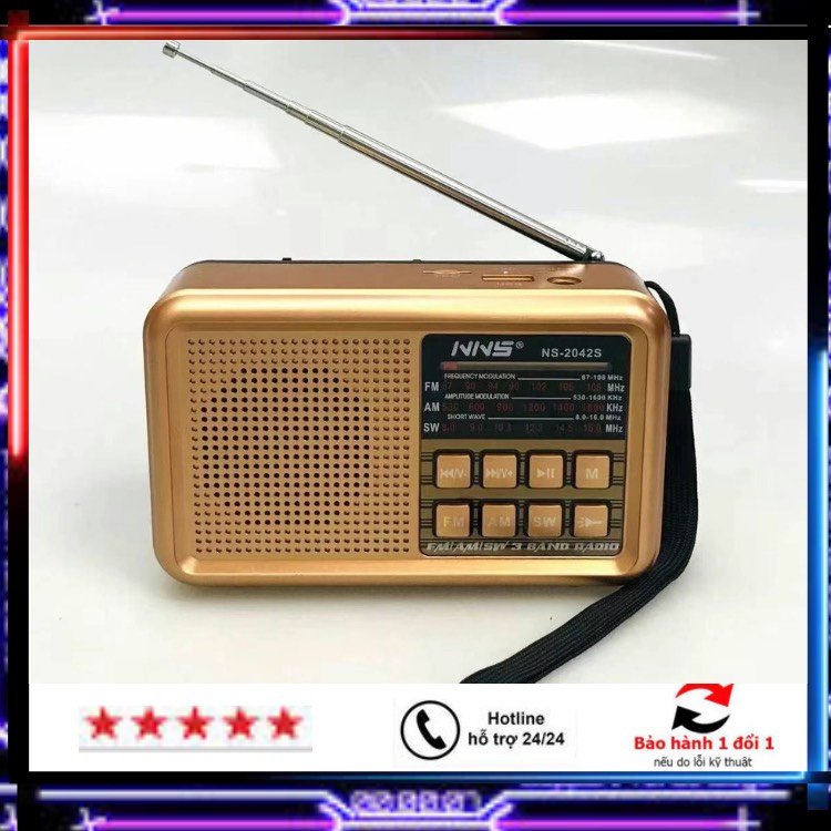 💞CHÍNH HÃNG 💞Đài Radio/Cassette-FM 💞 Âm Thanh To Rõ Nét-Bắt Sóng Cơ Dễ Dùng Tích Hợp Đèn Pin-Sạc Điện-Thẻ NHớ-USB BH 6T