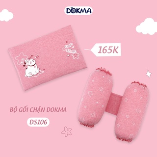 Bộ chặn kèm gối Dokma Siêu Mềm Cho Bé Từ 0-6 Tháng