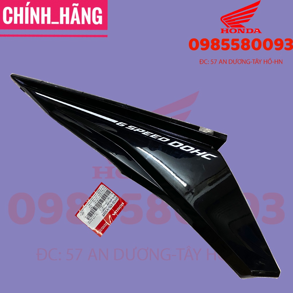 Ốp sườn sau xe winner 150 v1, chính hãng honda