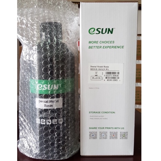 Nhựa in 3D khuôn nha khoa Dental Model Resin 1kg/Chai vỏ nhựa