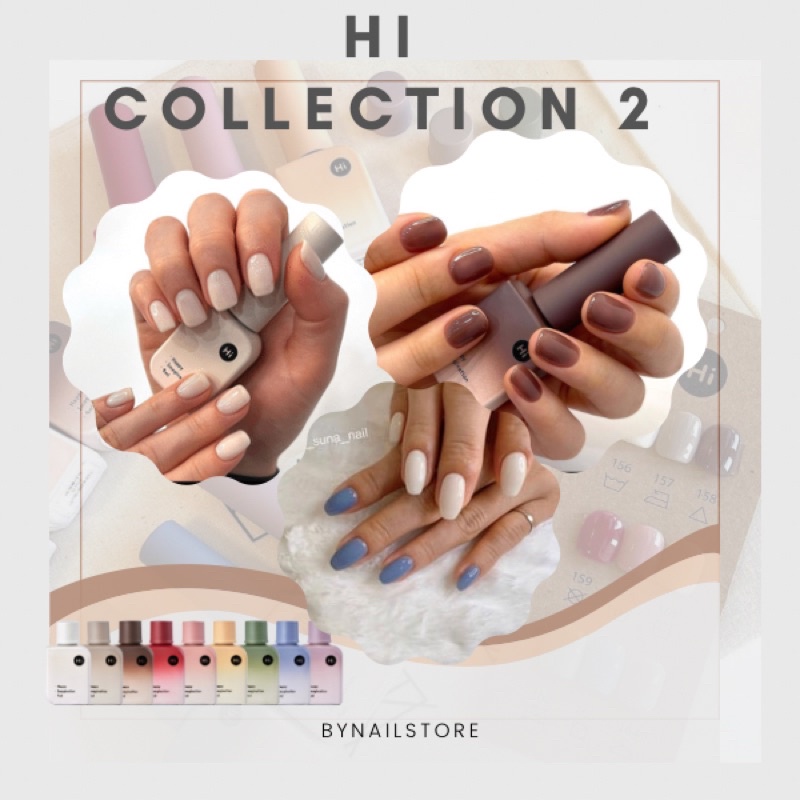 [Hi gel] Sơn thạch cao cấp Hàn Quốc tách lẻ collection Hi collection 2 ( 1pcs)