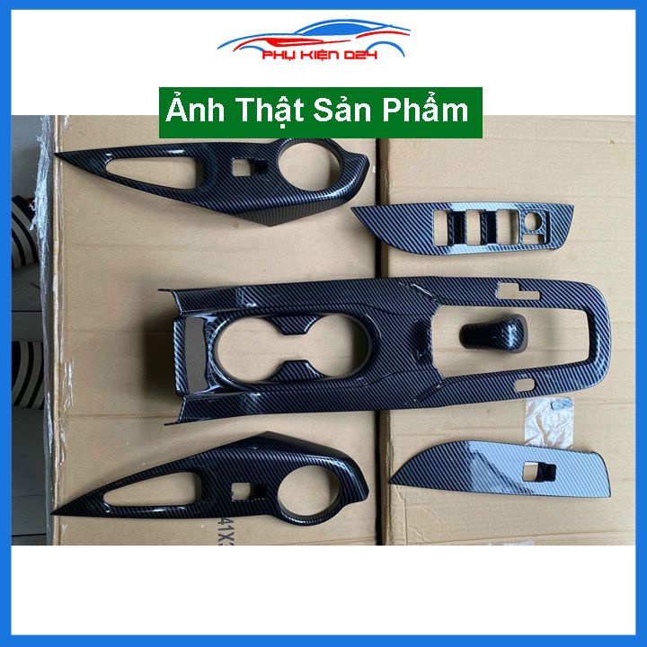 Ốp nội thất Cross 2020-2021-2022 vân Cacbon nhựa ABS bảo vệ chống trầy xước và làm đẹp xe