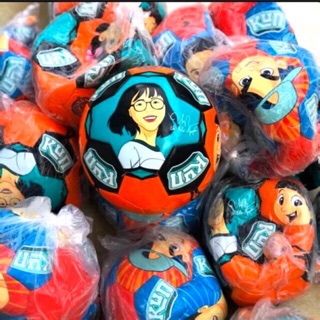 <HÀNG KHUYẾN MÃI TỪ SỮA> Bóng Da Từ Sữa 'Kun' Tặng Kèm Lưới Và Kim Bơm