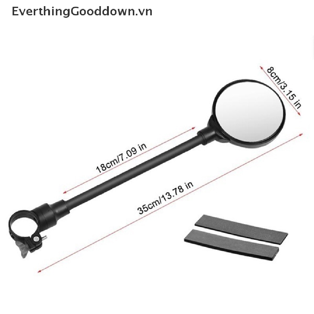 Kính Chiếu Hậu Có Thể Uốn Cong 360 Độ Tiện Dụng Cho Xe Đạp° Gương Chiếu Hậu Xoay Linh Hoạt Cho Xe Hơi