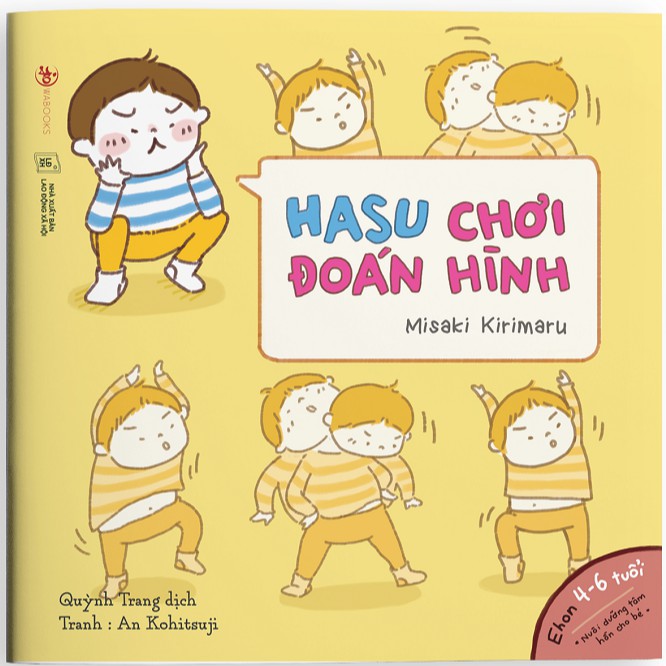 Sách - Hasu Chơi Đoán Hình - Ehon Nhật Bản Cho Bé Từ 3-6 tuổi