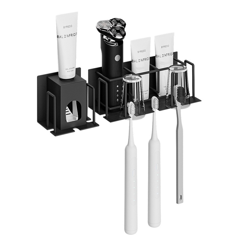 Giá Đựng Bàn Chải Đánh Răng Gắn Tường Bằng Thép Không Gỉ 2 Người Tiện Lợi Dành Cho Nhà Tắm