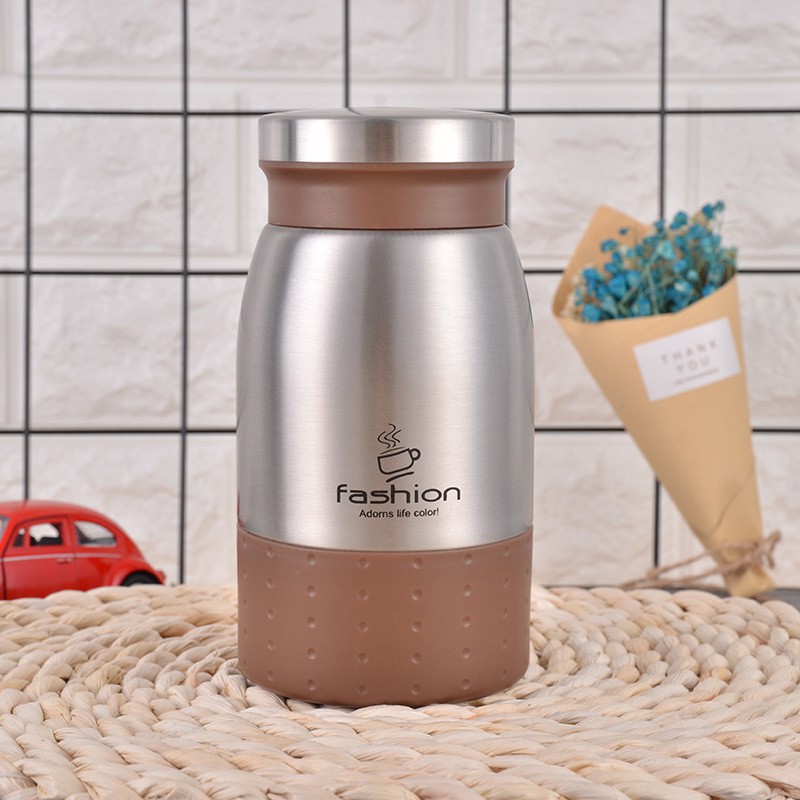 [THANH LÝ] - Bình giữ nhiệt inox 304 cao cấp uống trà phê, trữ sữa Fashion 380ml