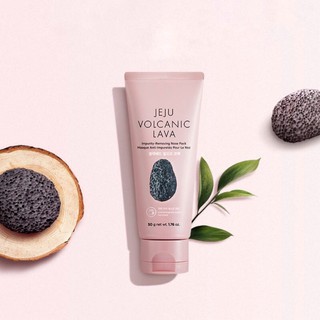Chính Hãng -Gel Lột Mụn Tro Núi Lửa Jeju Volcanic Lava Impurity Removing Nose Pack 50g