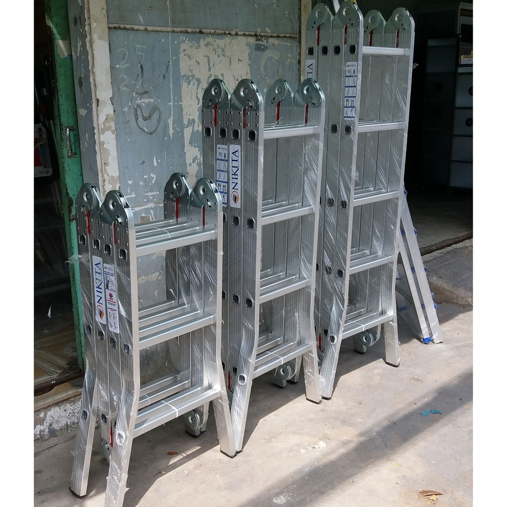 Thang Nhôm Chữ M Thang Gấp Khúc Đa Năng