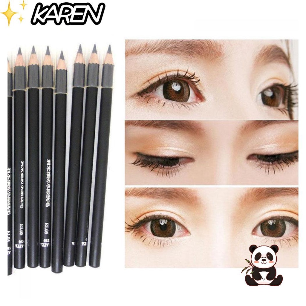 Bút Kẻ Mắt Màu Đen Mềm Mượt Chống Thấm Nước Lâu Trôi Trang Điểm Làm Đẹp Thời Trang Cho Nữ