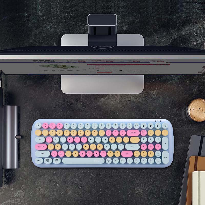 Bàn phím không dây bluetooth Mofii candy BT mini cho ĐT,tablet táo,laptop siêu đẹp