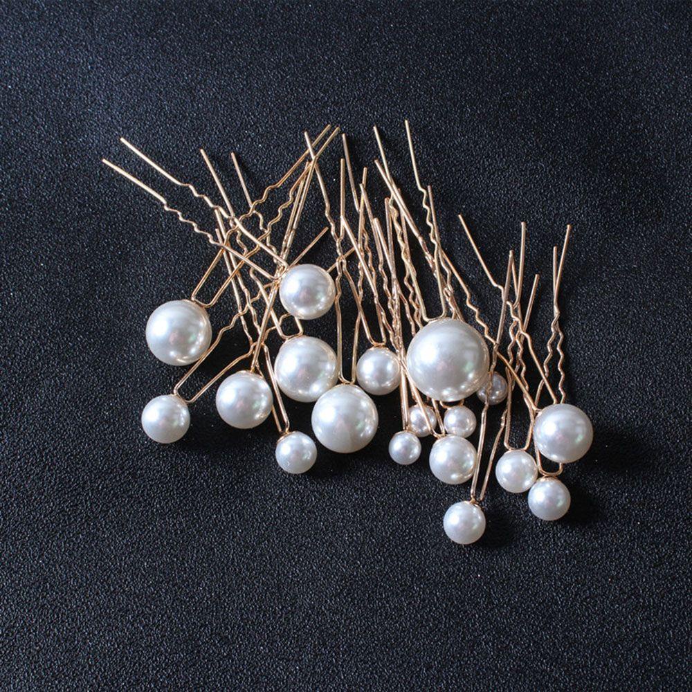 Trâm Cài Tóc Chữ U Tạo Kiểu Tóc Cho Cô Dâu WMES15H