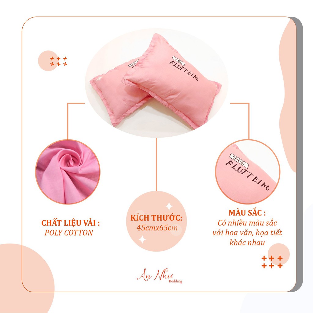 Vỏ gối nằm 💖45x65💖 cotton poly cute An Như Bedding | BigBuy360 - bigbuy360.vn