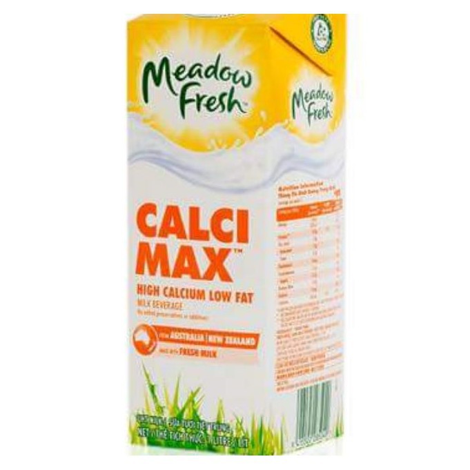  DATE T10/21 -12H SỮA TƯƠI MEADOW FRESH CALCI MAX 1L- ÚC NK-