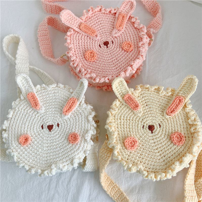 [DIY tự làm] Tự làm móc len túi cừu dễ thương, túi đeo vai cừu tròn, túi nguyên liệu, túi dệt tự làm thủ công  # bộ làm túi xách handmade # làm túi xách handmade # túi tự làm #  set làm túi xách # bộ dụng cụ làm túi xách