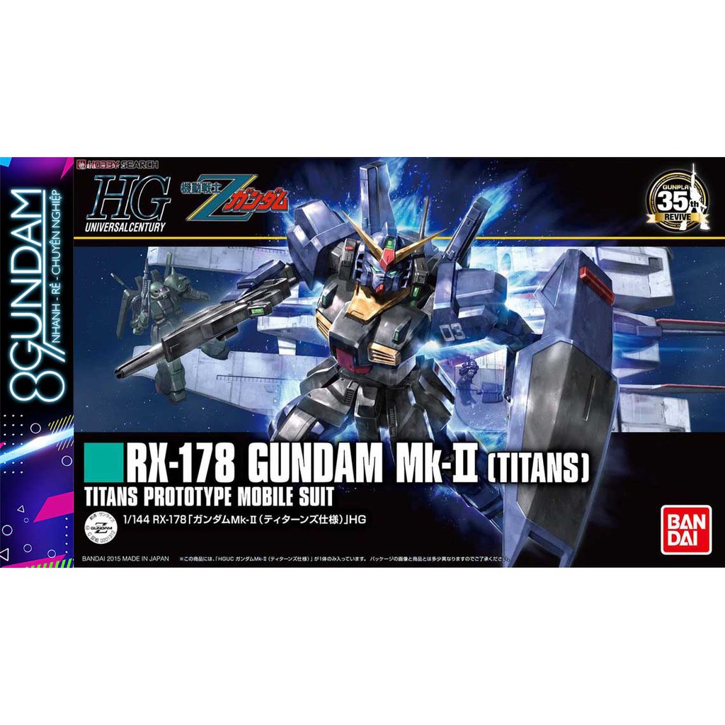Mô Hình Lắp Ráp Gundam HG UC RX-178 Mk-II Titans Revive
