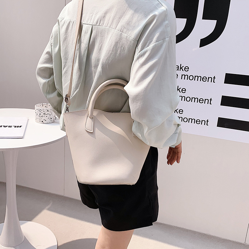 Túi Xách Nữ Cỡ Lớn Màu Trơn Thời Trang 2021